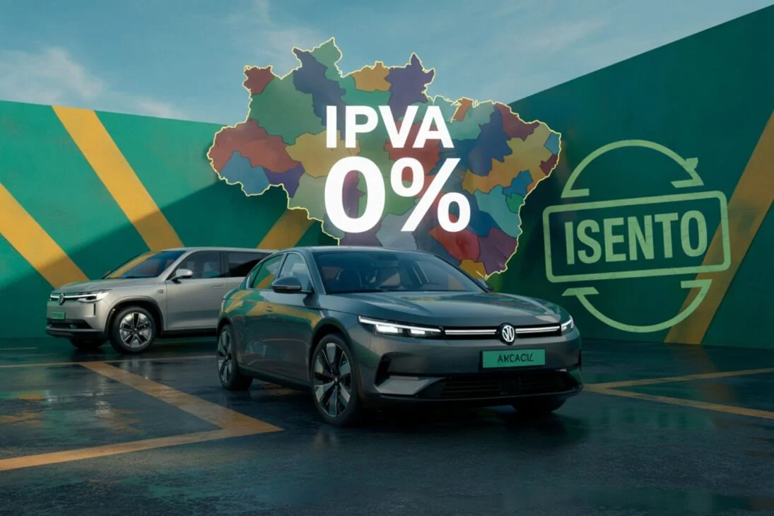 IPVA para Carros Elétricos em 2026: Quais estados dão isenção total?