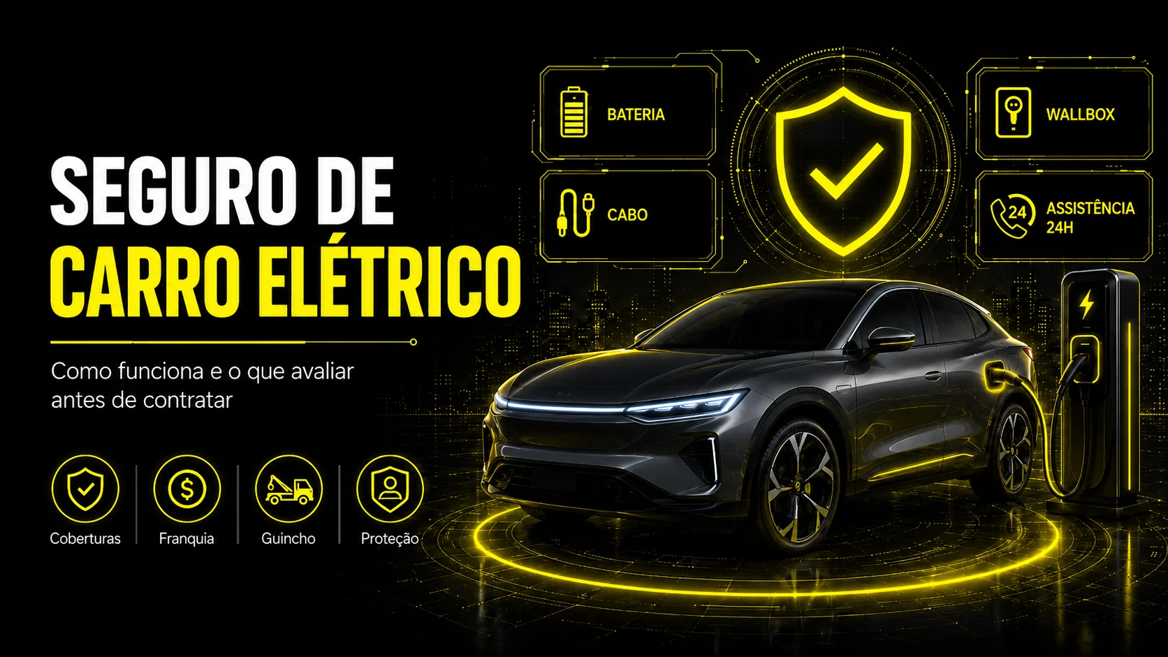 Seguro de carro elétrico: como funciona e o que avaliar antes de contratar